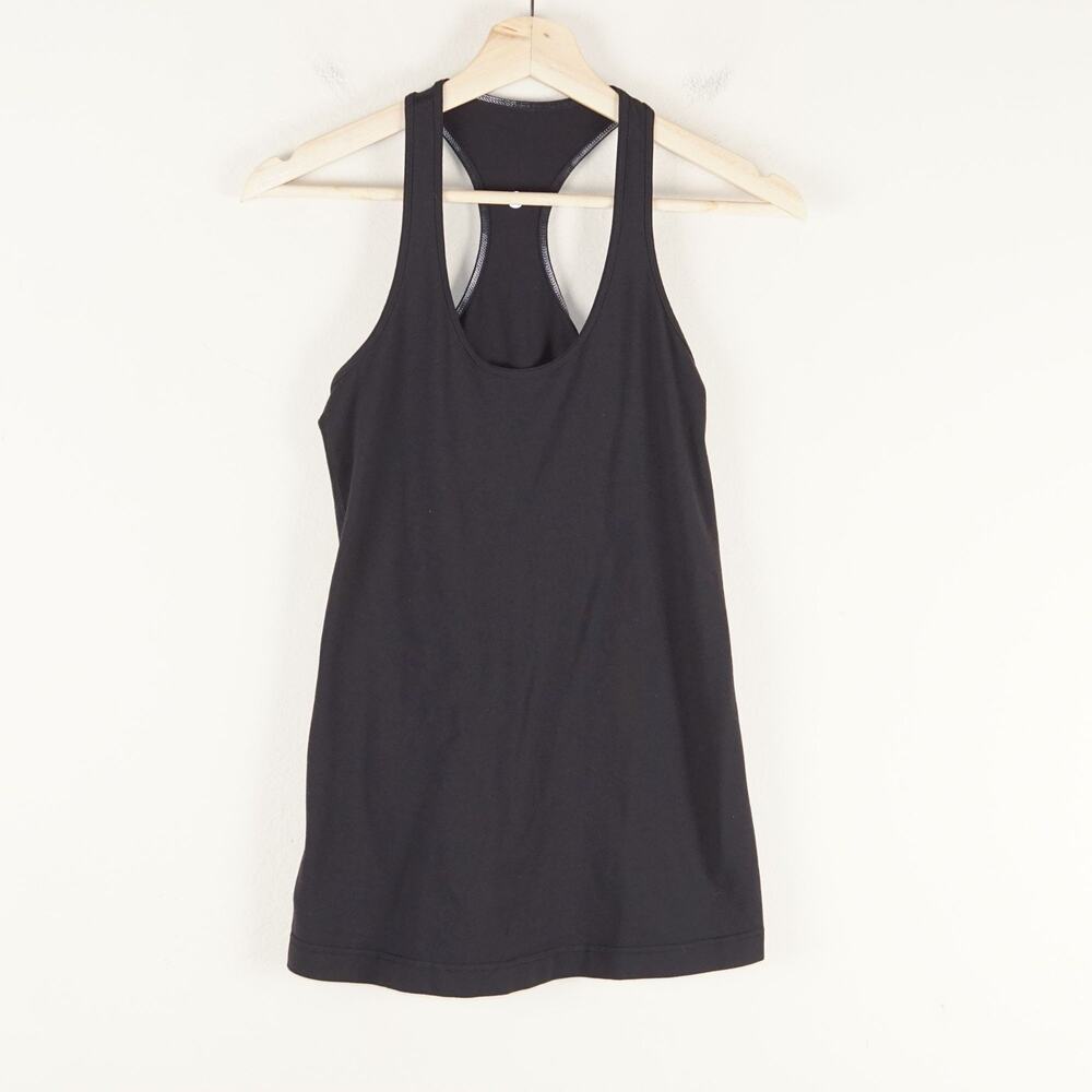 Lululemon Black Racerback Tank Top Womens Sz 6